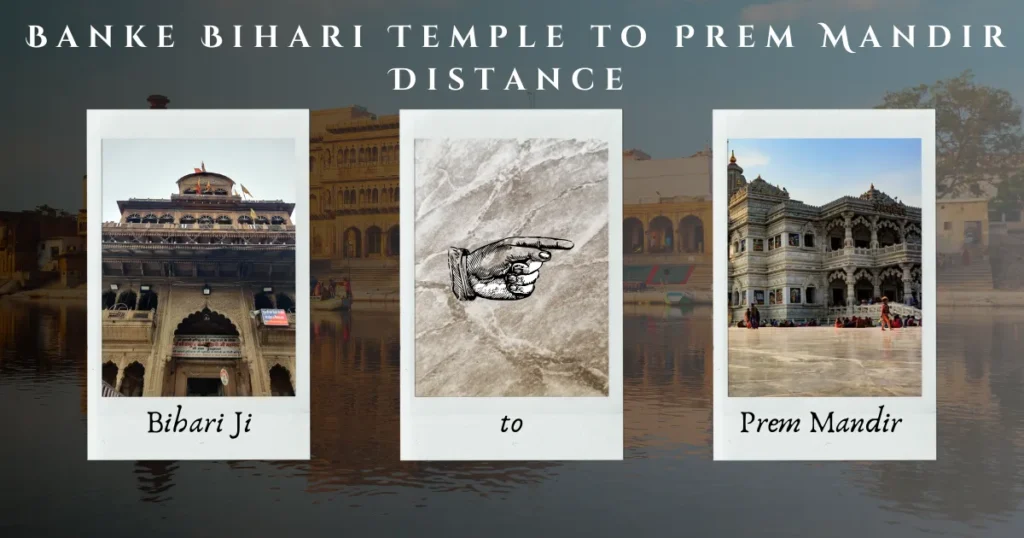 Banke Bihari Temple to Prem Mandir Distance