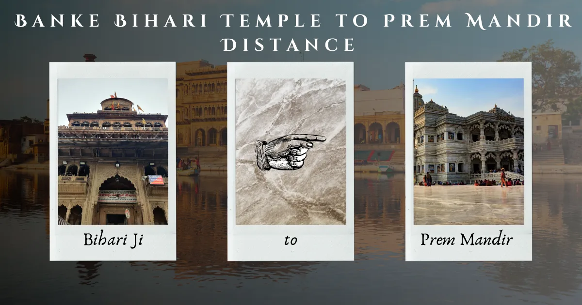 Banke Bihari Temple to Prem Mandir Distance