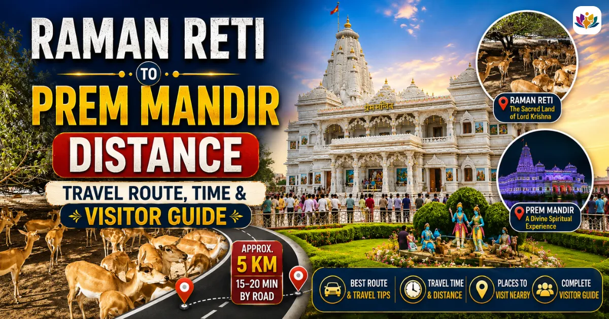 Raman Reti to Prem Mandir Distance