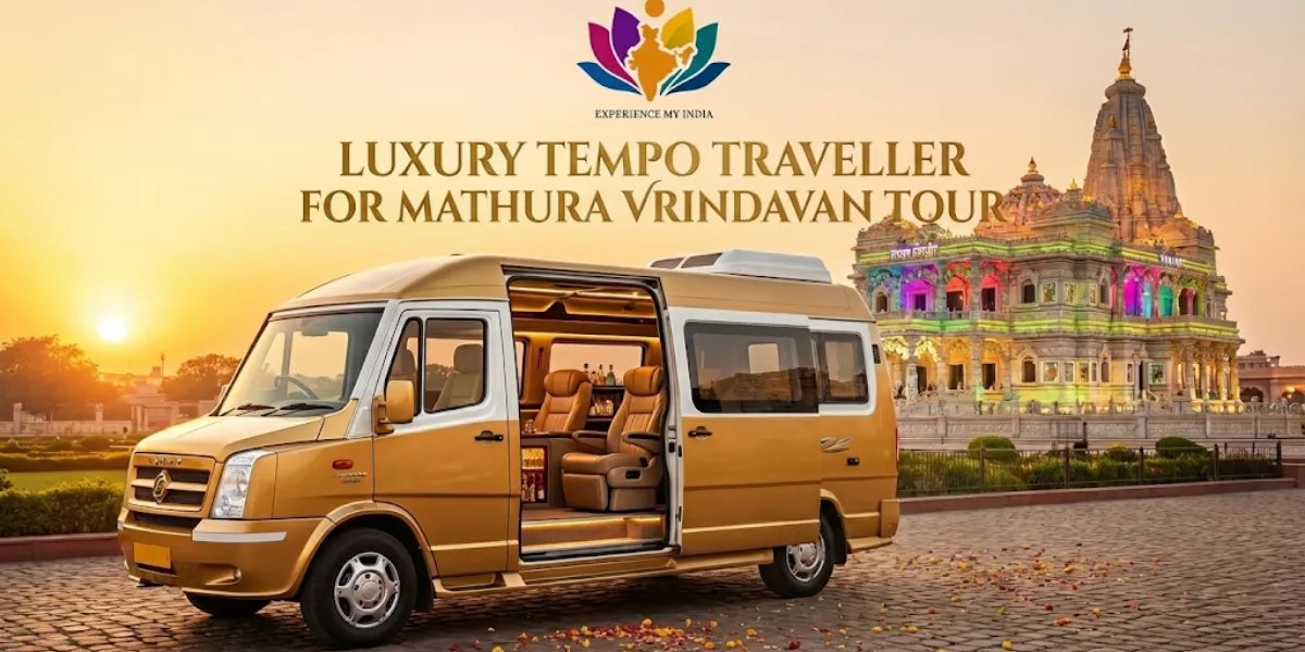 Luxury Tempo Traveller for Mathura Vrindavan Tour