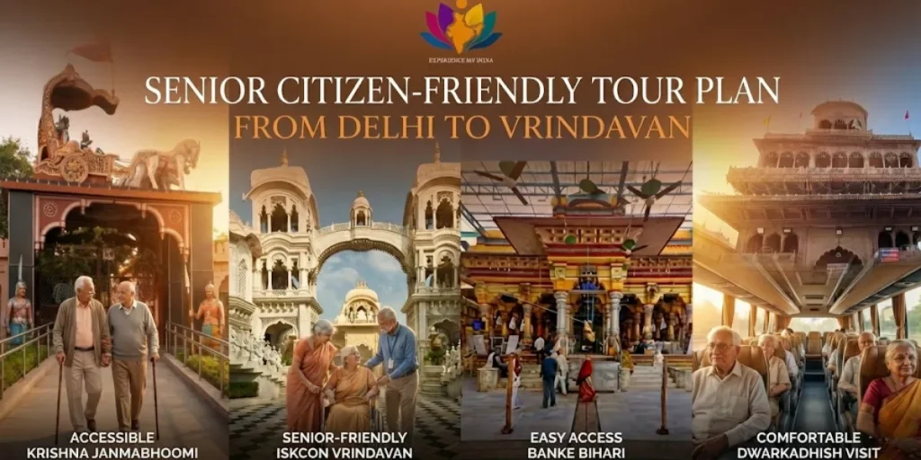 Senior Citizen-Friendly Tour Plan From Delhi to Vrindavan