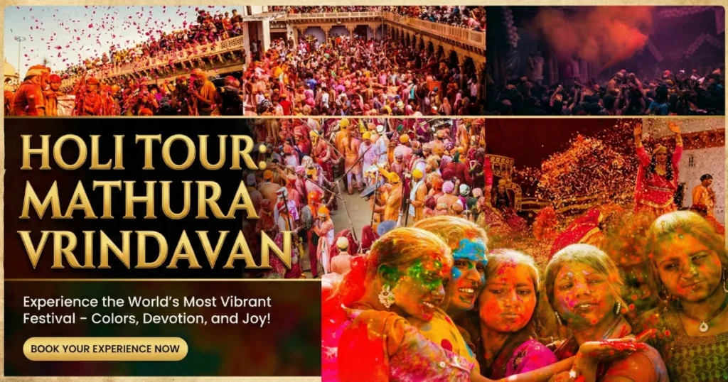 Holi tour Mathura Vrindavan.