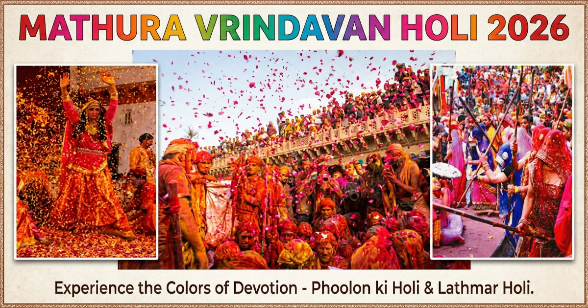Mathura Vrindavan Holi 2026
