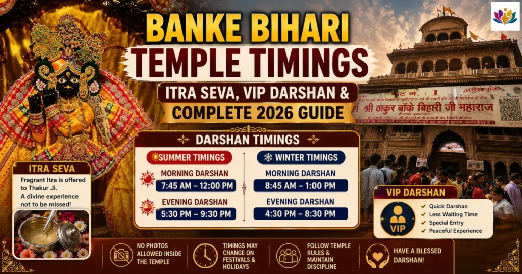 Banke Bihari Temple Timings