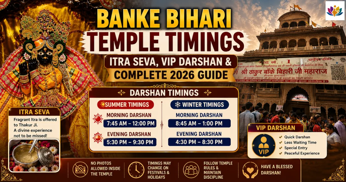 Banke Bihari Temple Timings