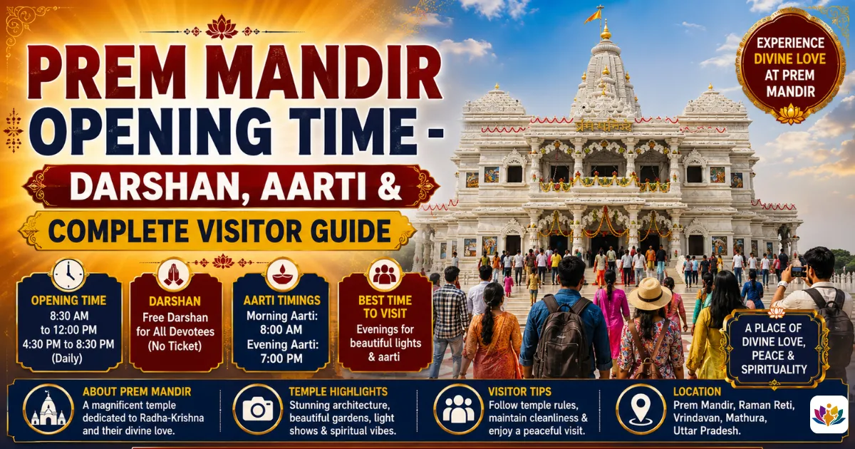 Prem Mandir Opening Time