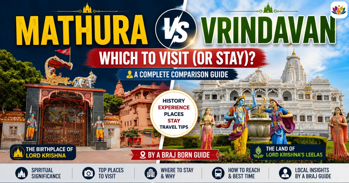 Mathura VS Vrindavan