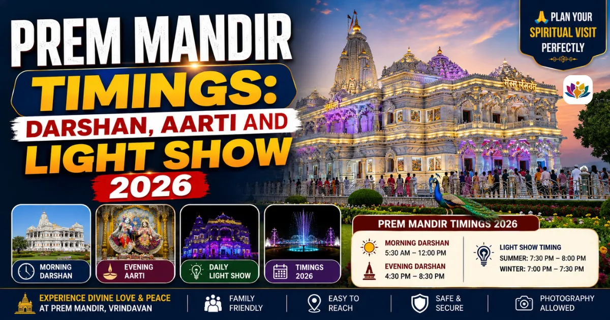 Prem Mandir Timings