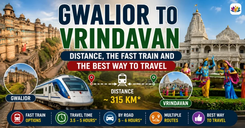 Gwalior to Vrindavan