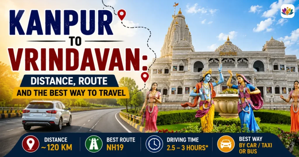 Kanpur to Vrindavan