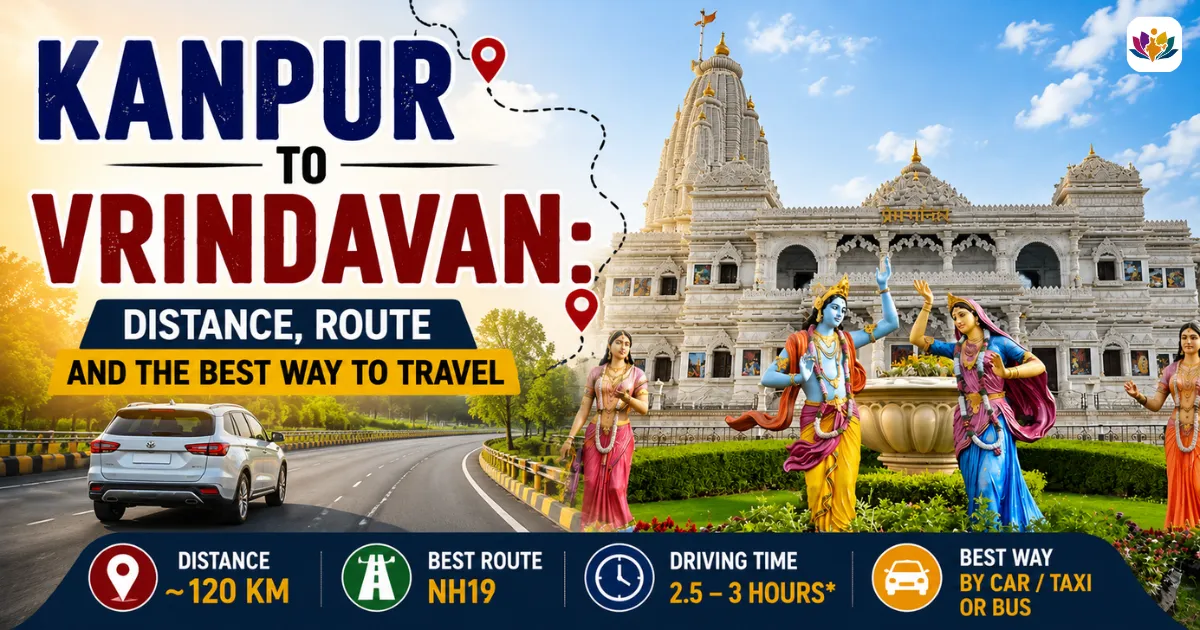 Kanpur to Vrindavan